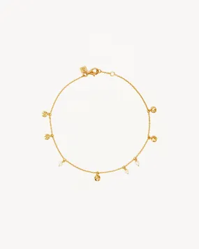 18k Gold Vermeil Endless Grace Pearl Anklet