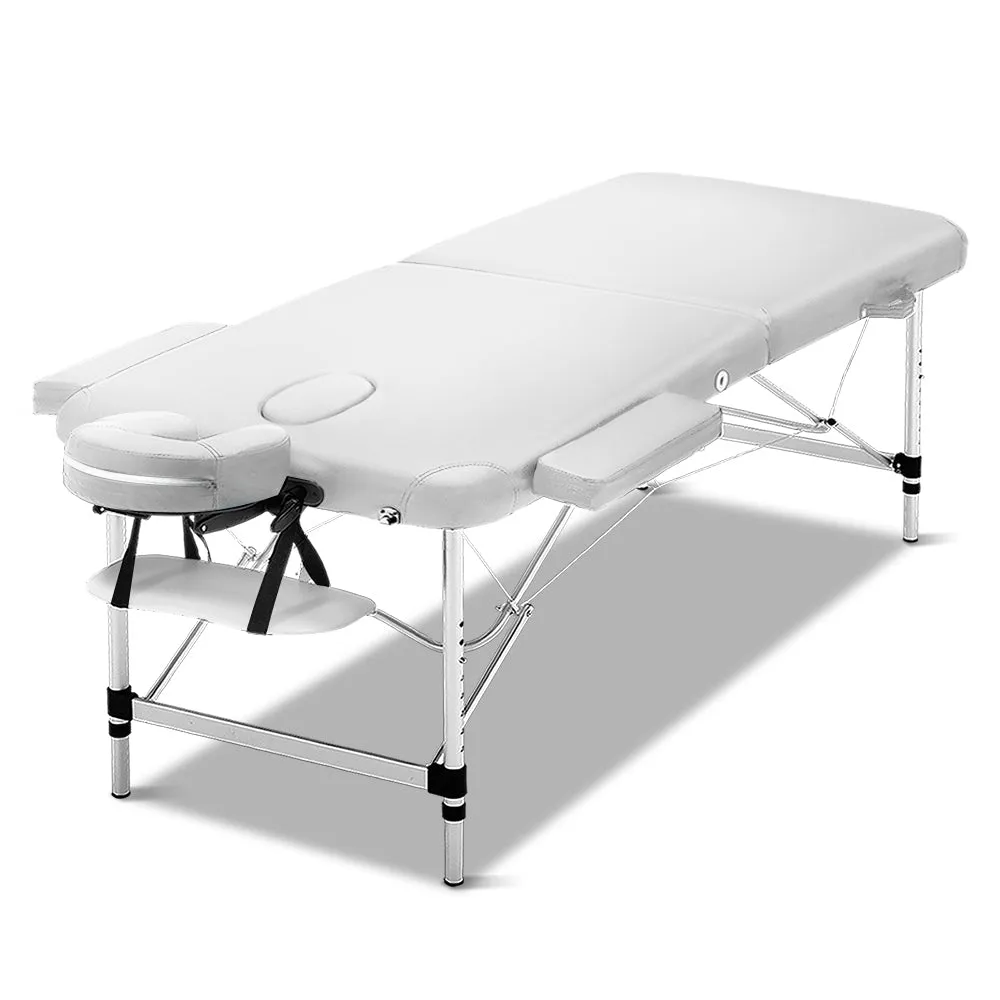 75cm Portable 2 Fold Massage Table, Adjustable, Zenses