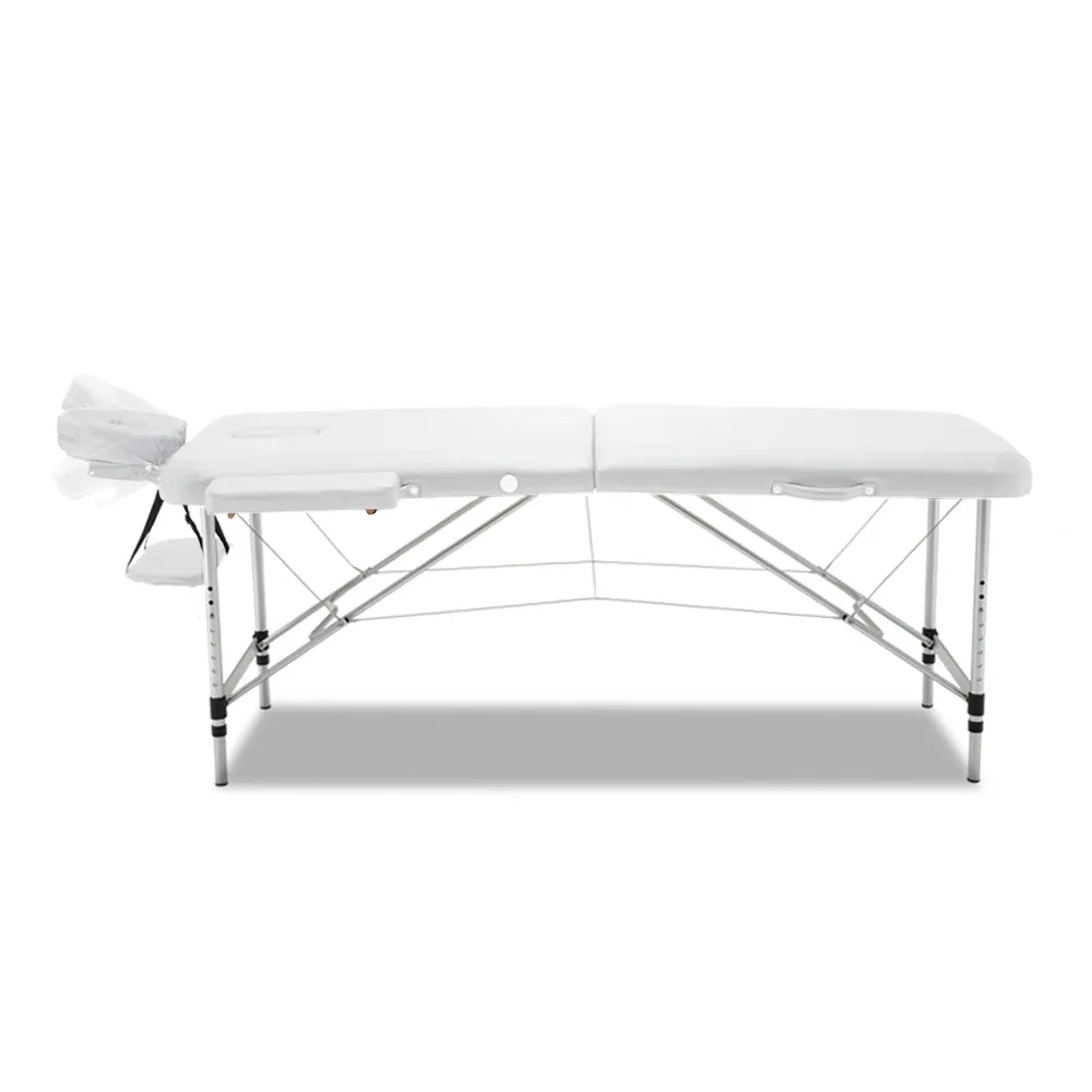 75cm Portable 2 Fold Massage Table, Adjustable, Zenses
