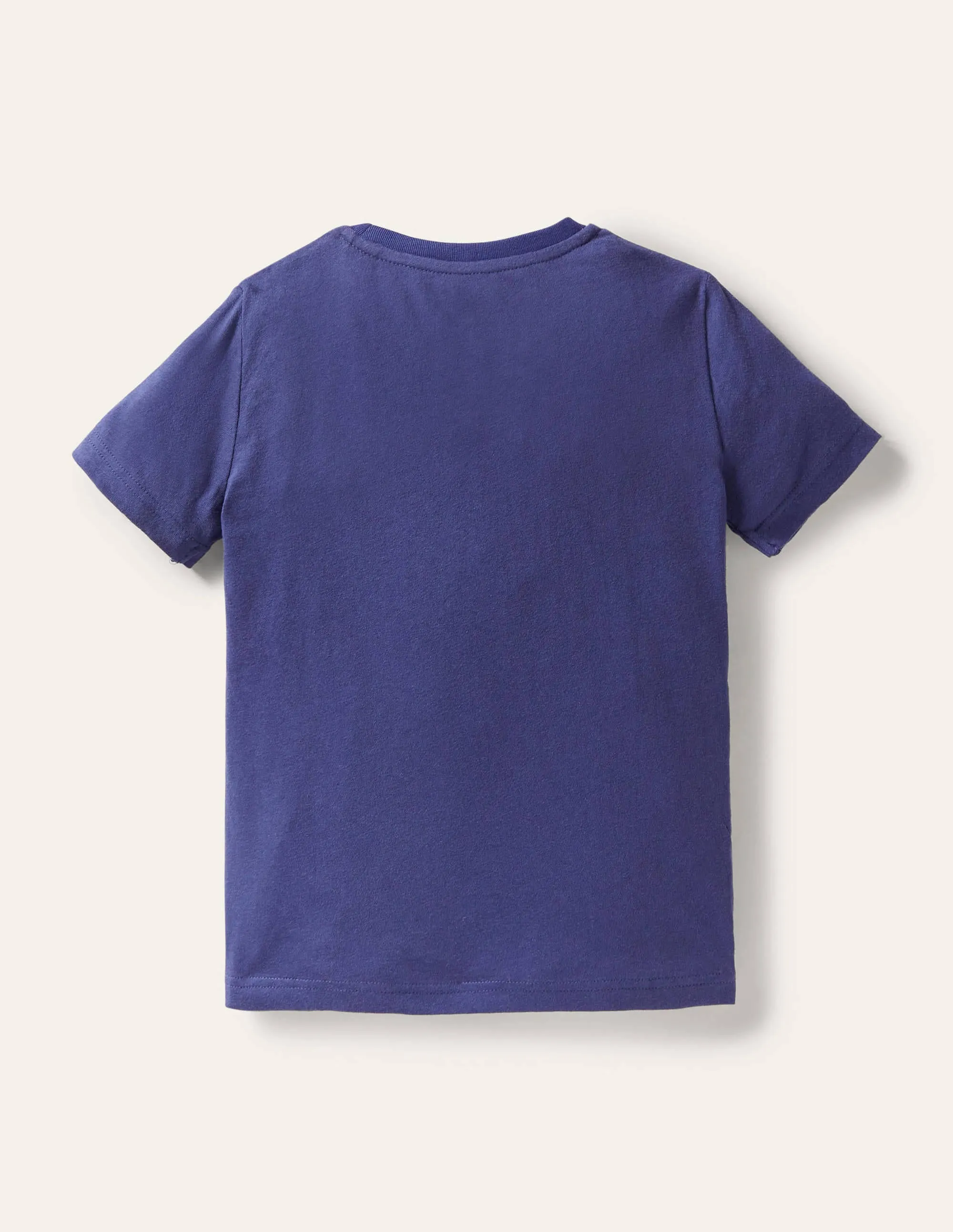Animal Appliqué T-shirt-Moroccan Blue Whale