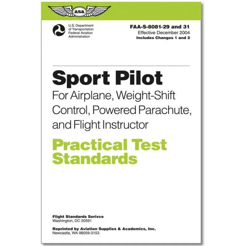 ASA - Practical Test Standards: Sport Pilot