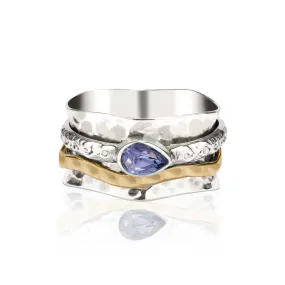 Aura Magic Spinning Ring - Tanzanite