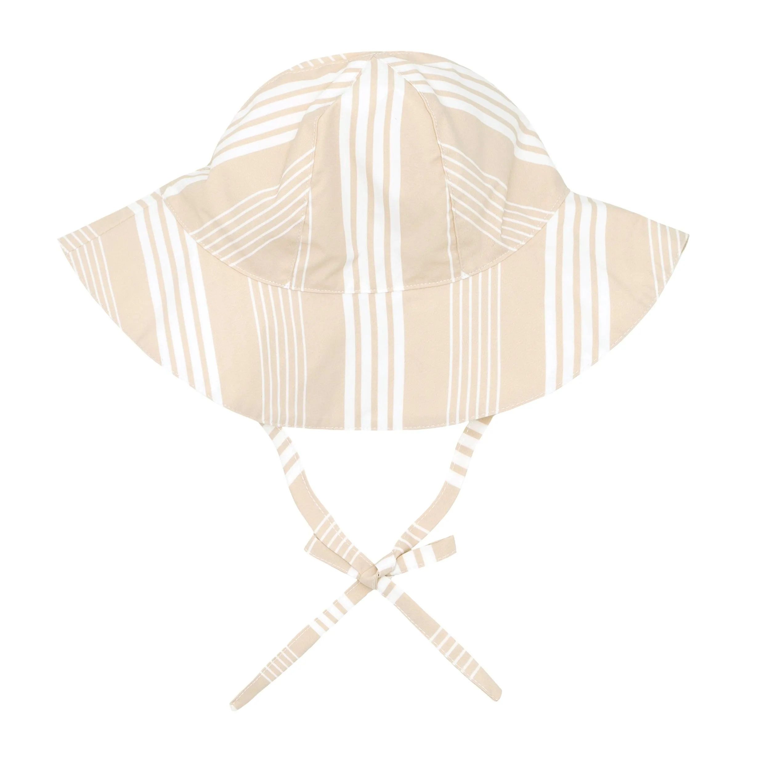 baby café stripe sun hat