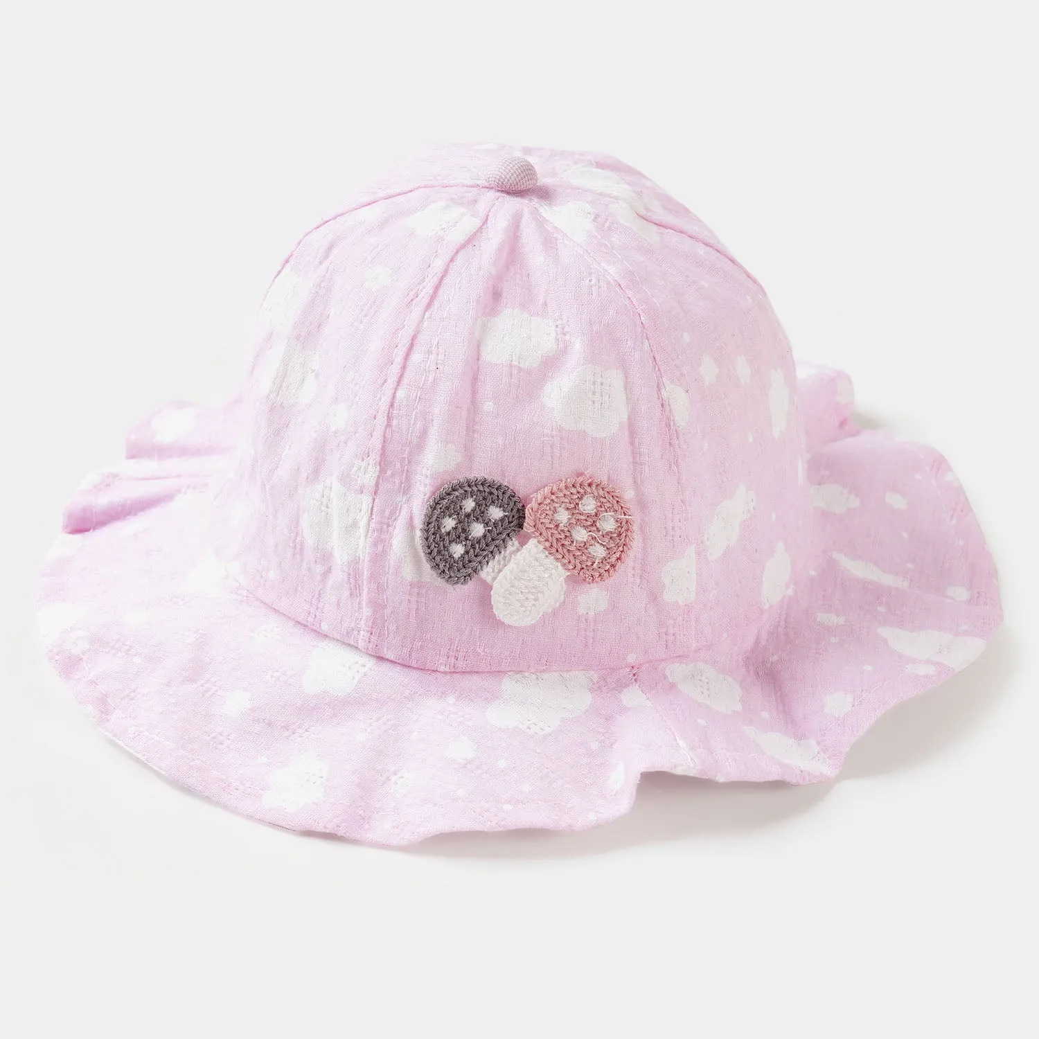Baby Sun Cap/Hat 9M  | Light Pink