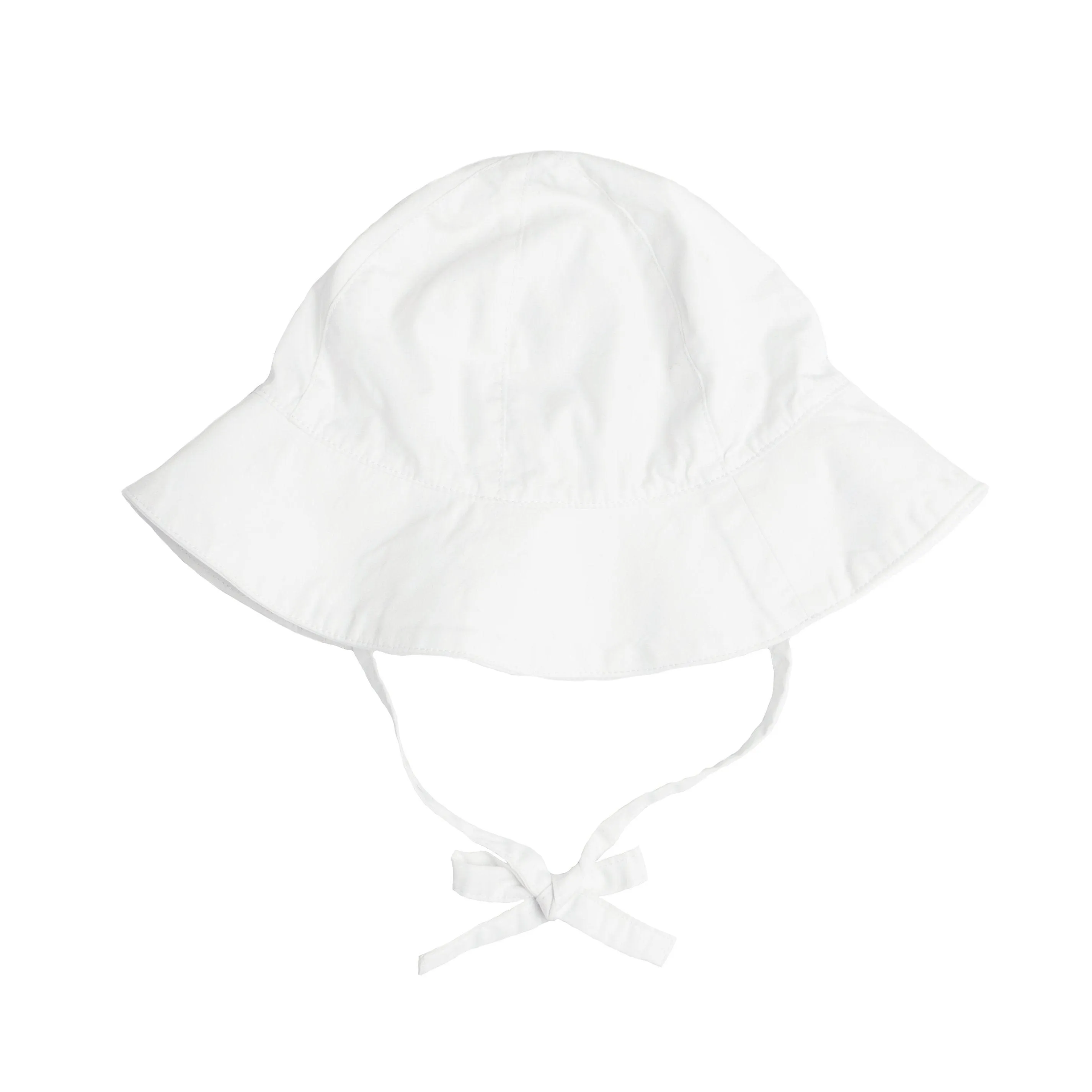 baby white sun hat