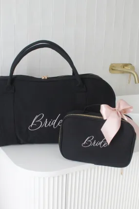 Black Personalised Bag Set