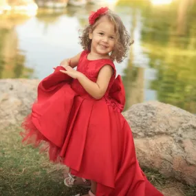 Bonita girl dress red