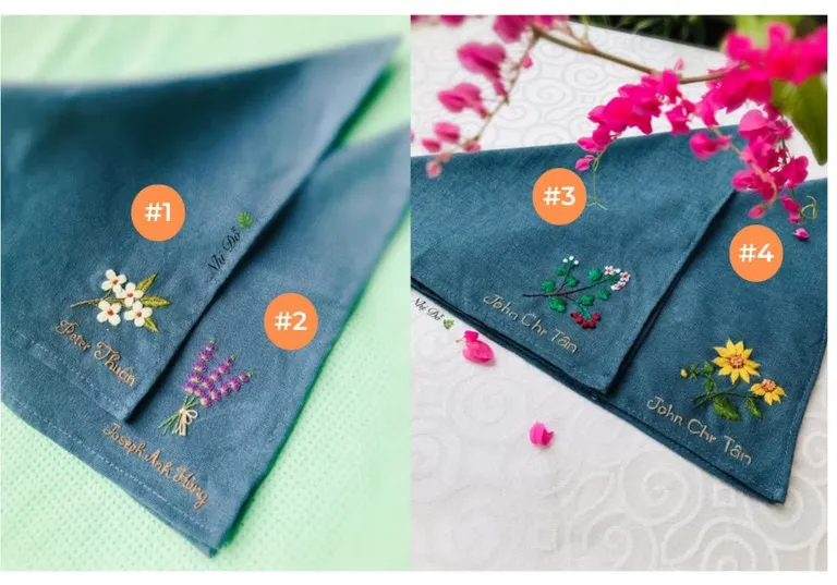 Bunch of Flowers Handkerchiefs