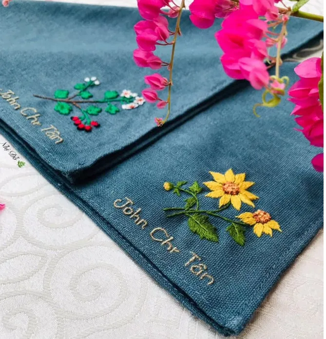 Bunch of Flowers Handkerchiefs