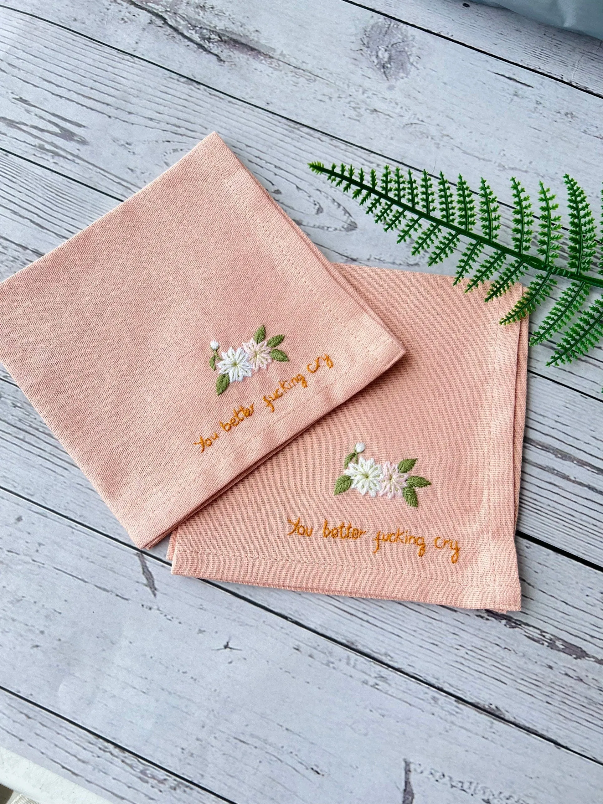 Cherry Blossom Flower Handkerchief