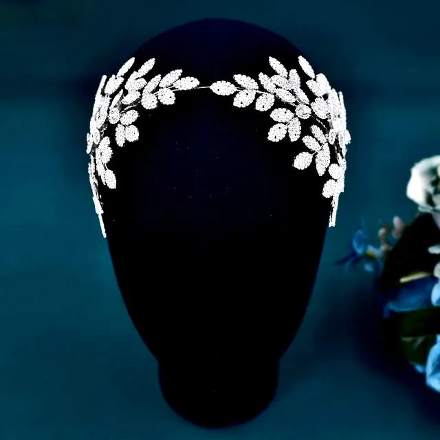 Cosette - Silver Crystal Bridal Headdress