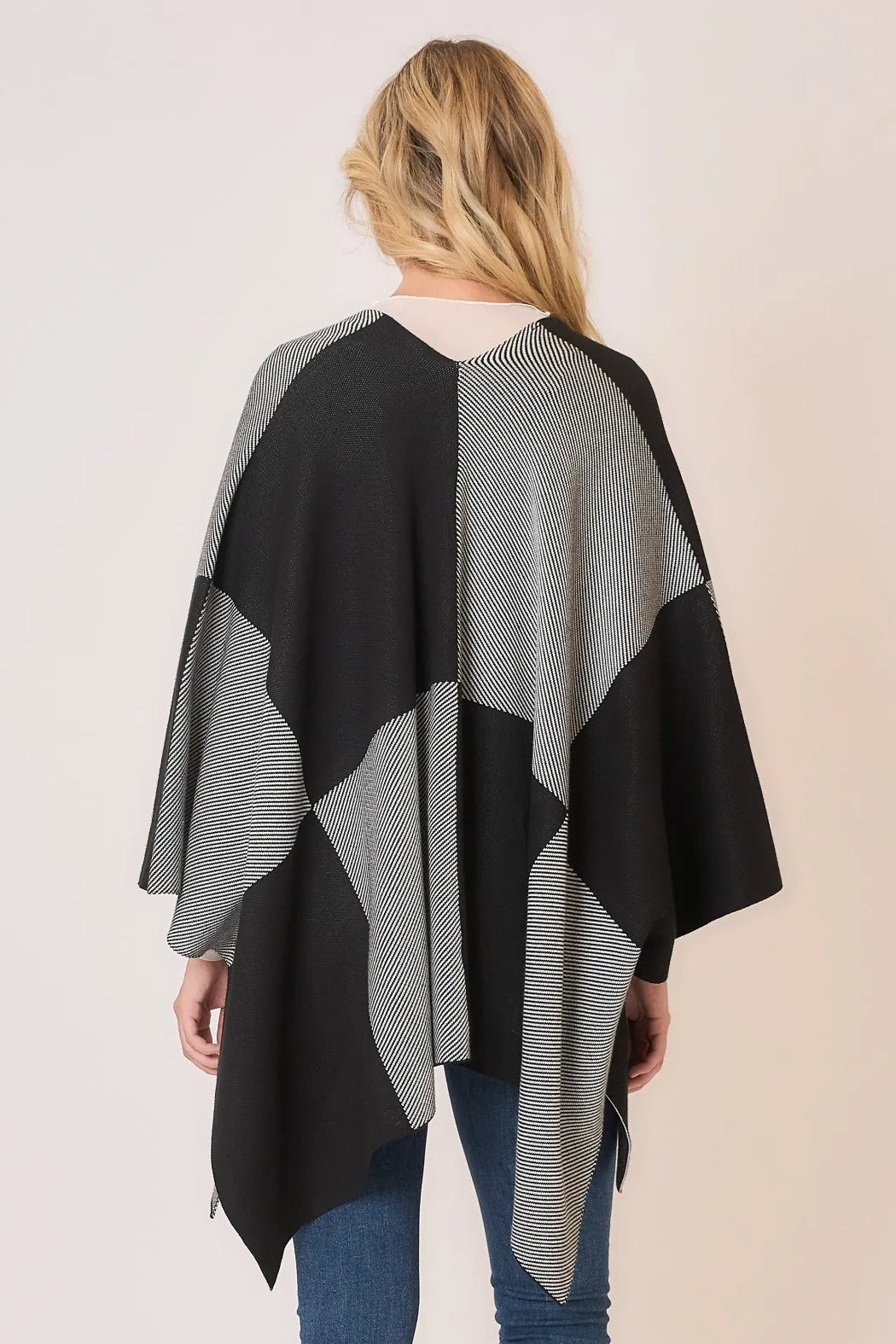 CozyCo Plaid Blanket Poncho