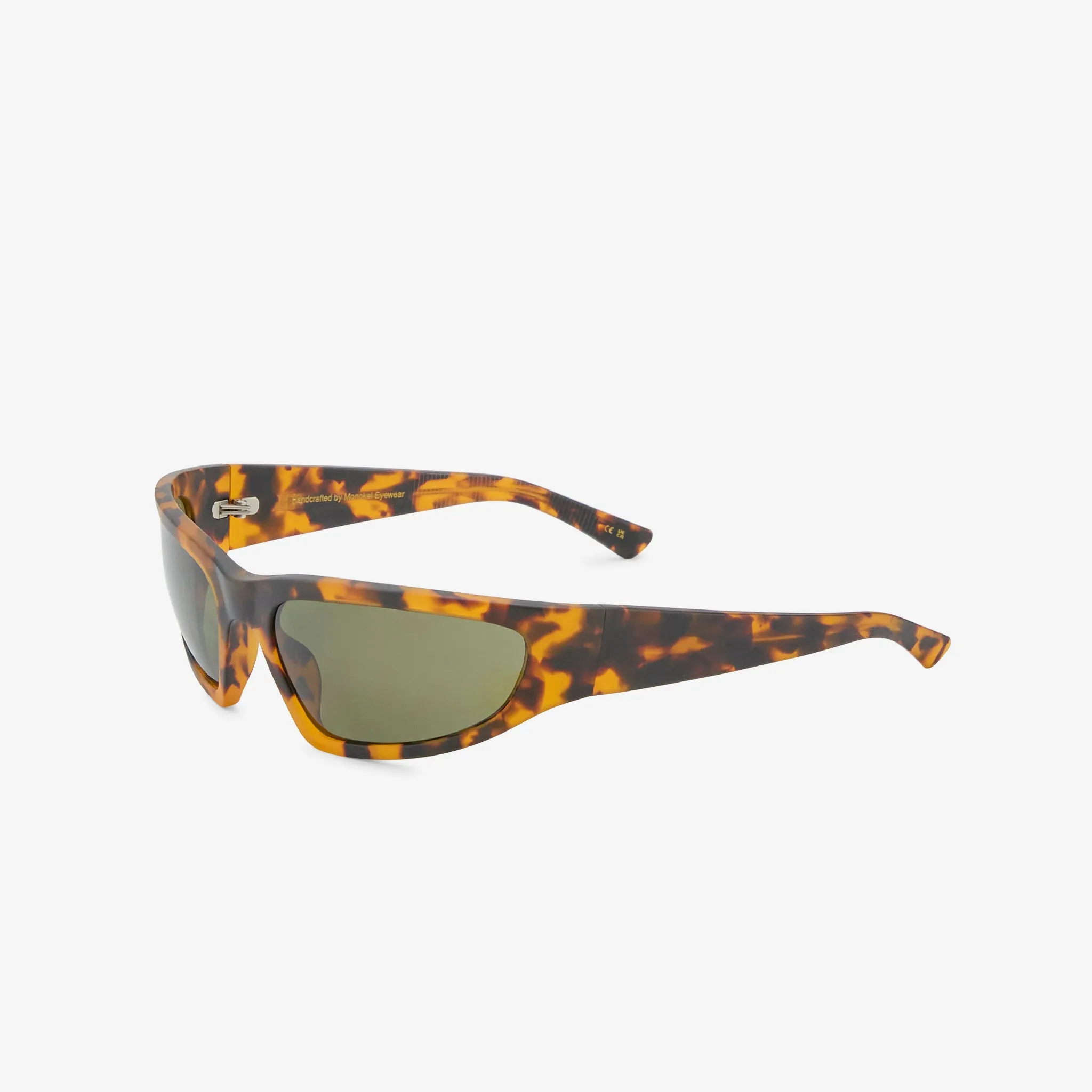 Crow Matte Havana | Green Solid Polarised Lens