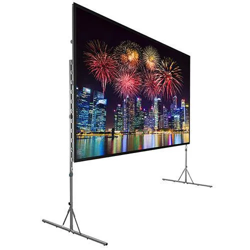 Da-Lite Fast-Fold Deluxe Portable Folding Frame w/ Black Frame 115" Diag. 16:9 Da-Tex w/ No Case, No Legs