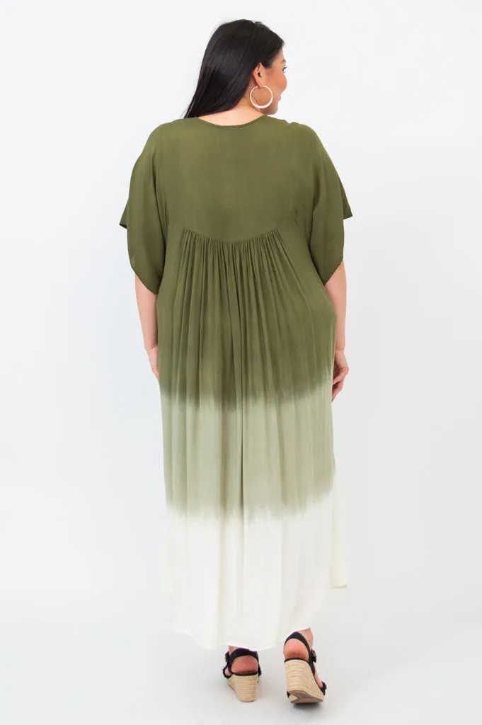 Empress Dress, Green Tie-Dye