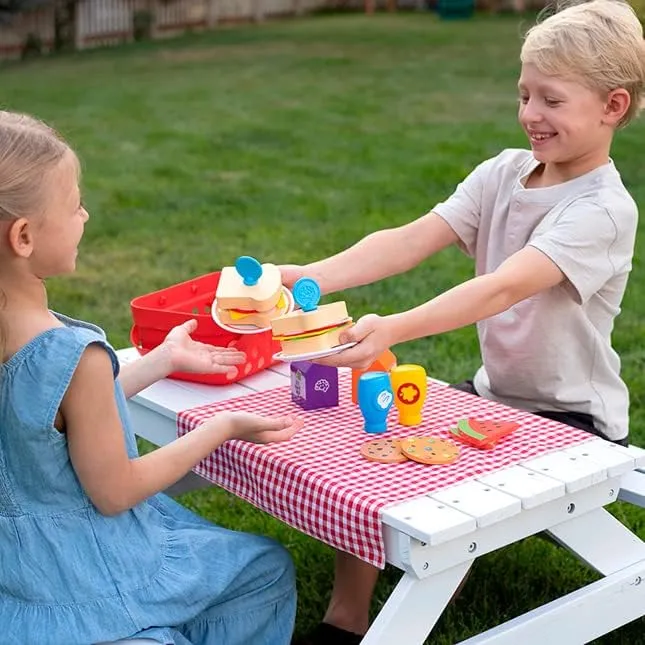 Fat Brain Toys Pretendables | Picnic Basket Set