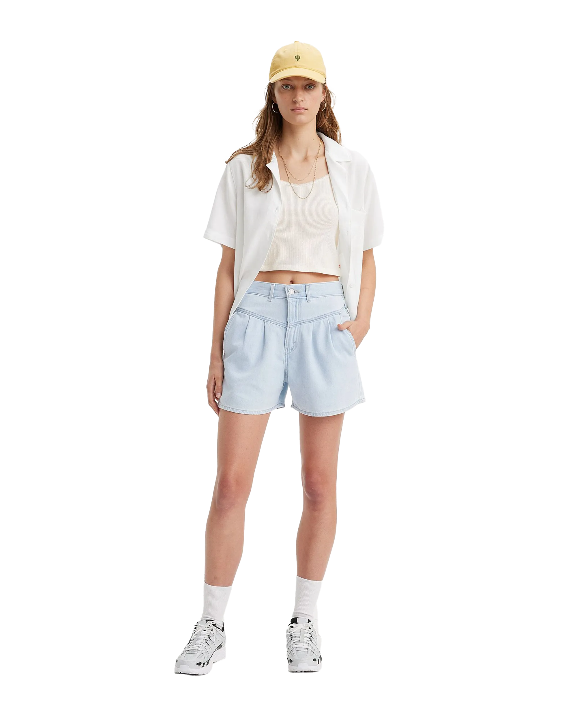 Featherweight Mom Shorts in Poole Party