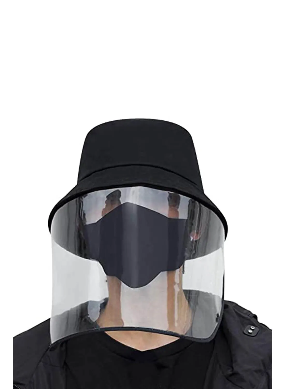 Full Face Bucket Hat Protective Face Shield