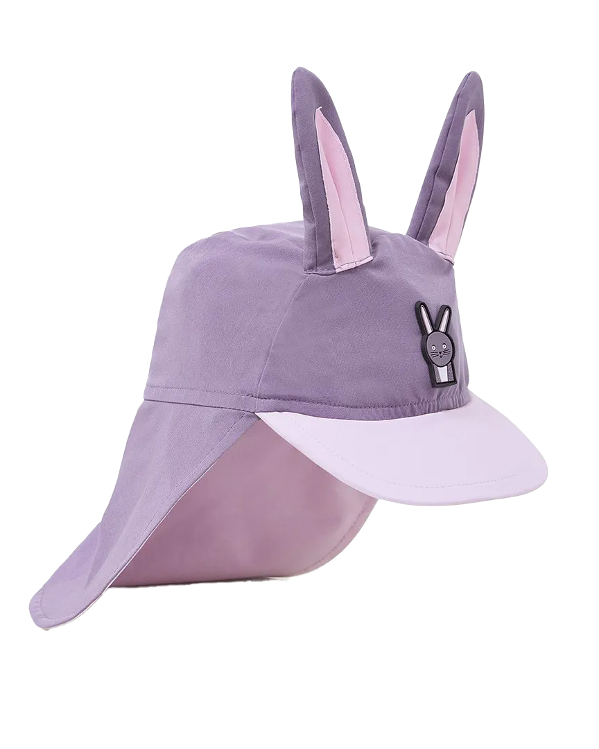 Girls Hop The Bunny Sun Cap in Pink