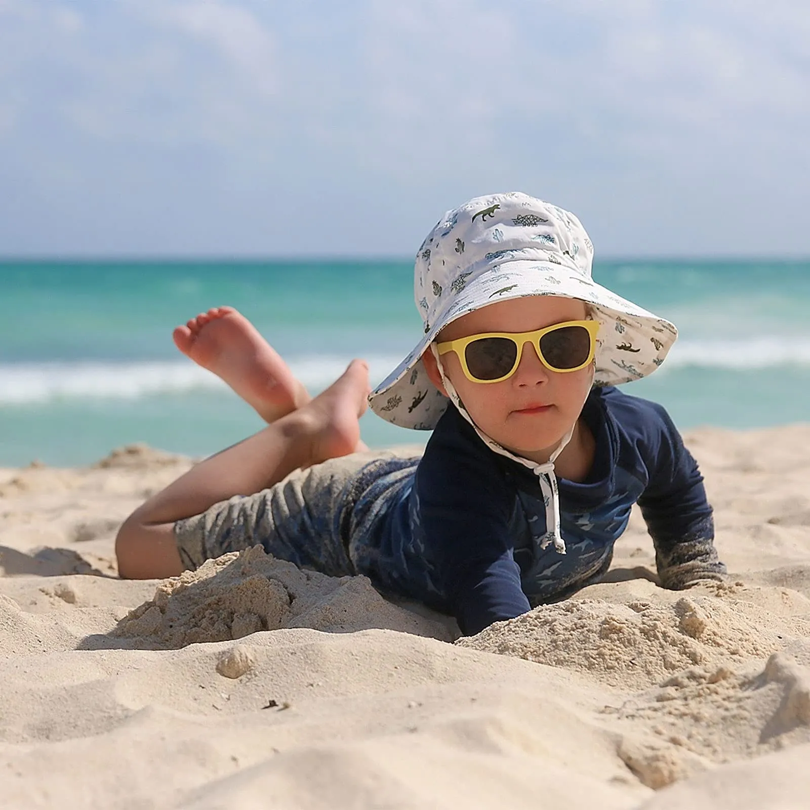 JAN & JUL: Grow-with-Me Cotton Bucket Sun-Hat for Baby and Kids