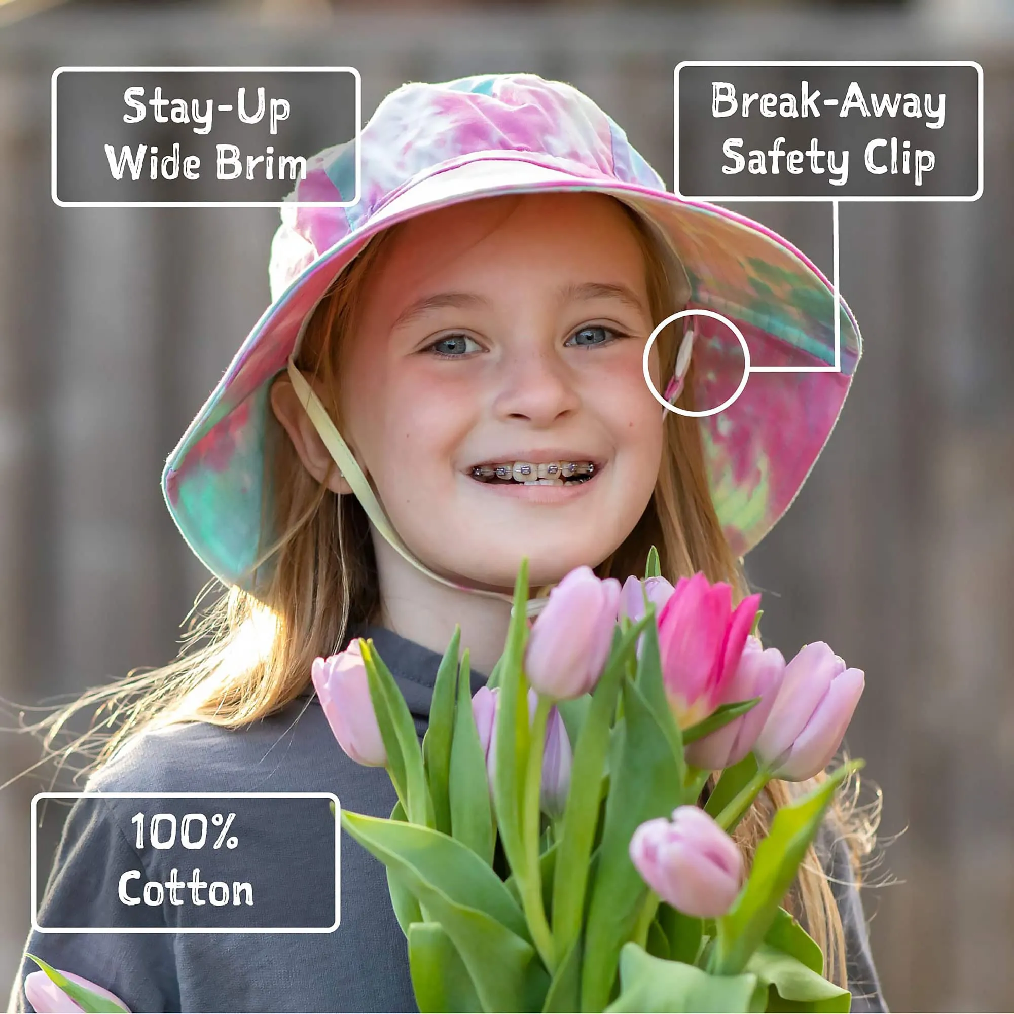 JAN & JUL: Grow-with-Me Cotton Bucket Sun-Hat for Baby and Kids