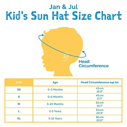 JAN & JUL: Grow-with-Me Cotton Bucket Sun-Hat for Baby and Kids