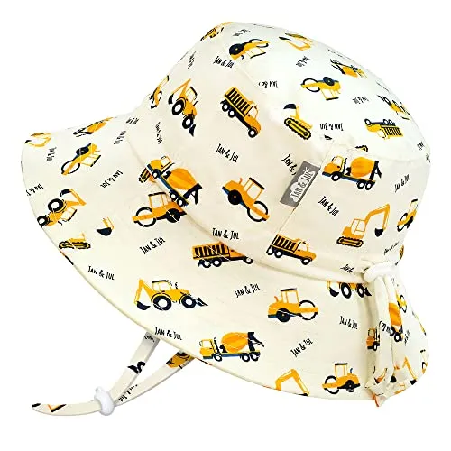JAN & JUL: Grow-with-Me Cotton Bucket Sun-Hat for Baby and Kids