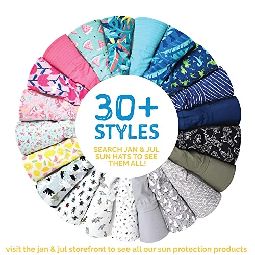 JAN & JUL: Grow-with-Me Cotton Bucket Sun-Hat for Baby and Kids