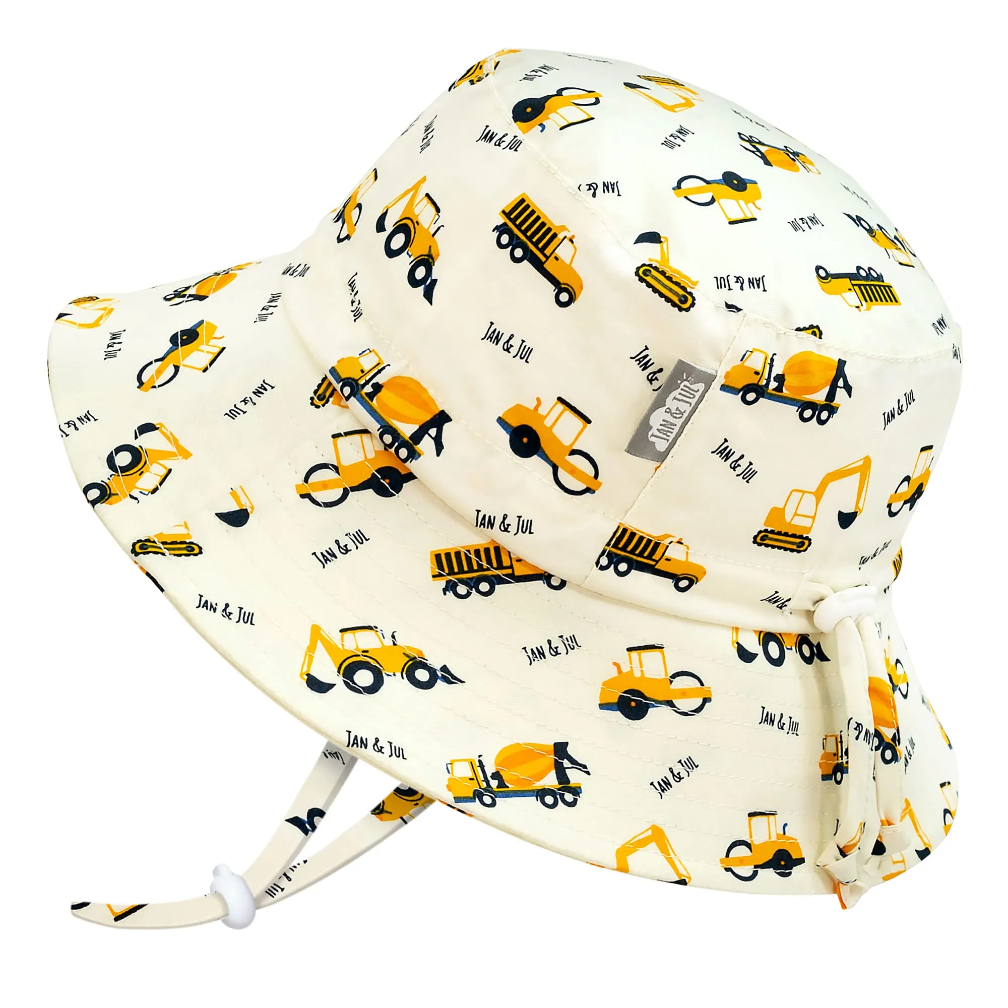 JAN & JUL: Grow-with-Me Cotton Bucket Sun-Hat for Baby and Kids