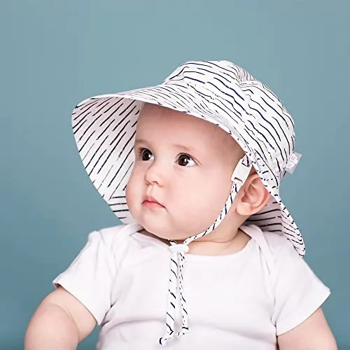 JAN & JUL: Grow-with-Me Cotton Bucket Sun-Hat for Baby and Kids