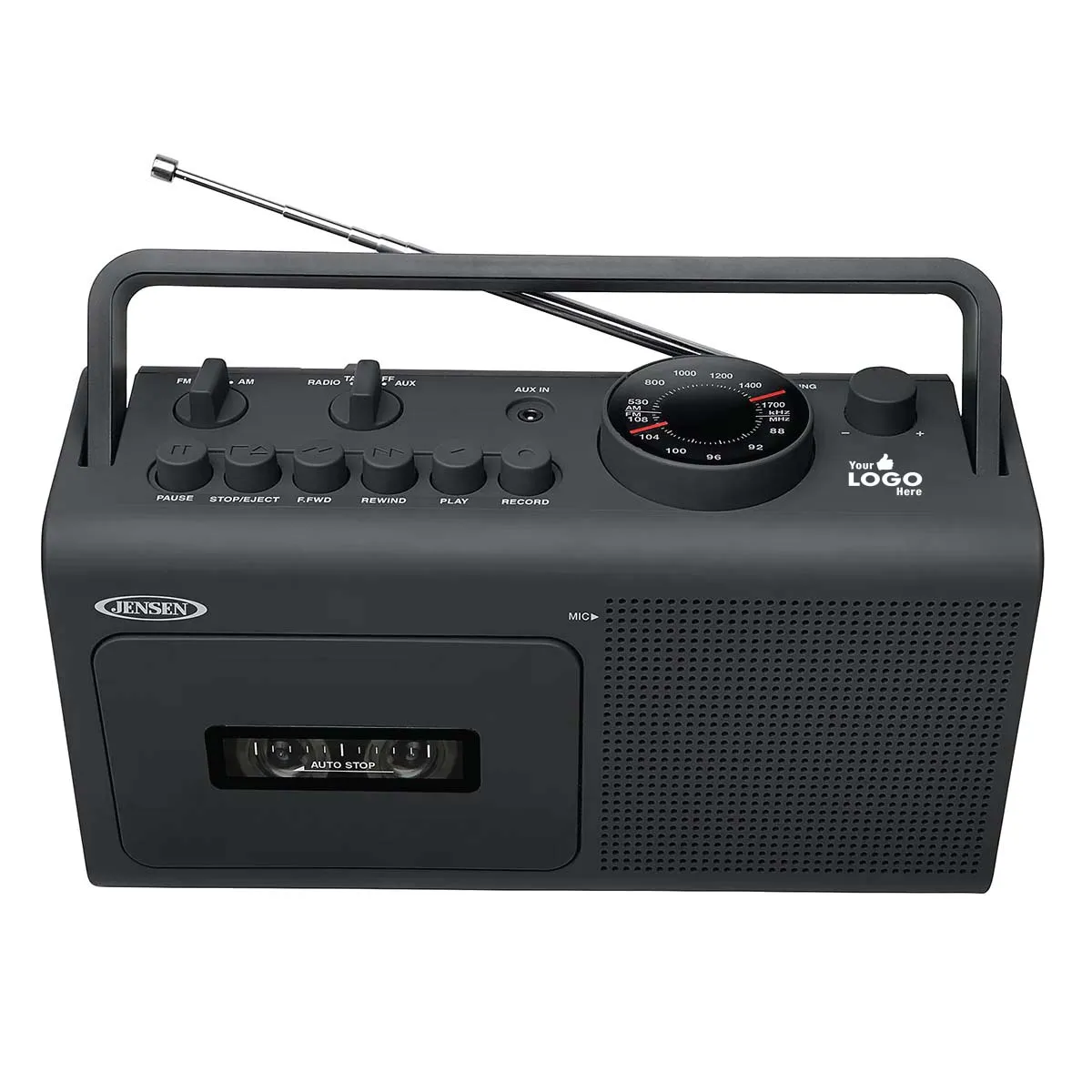 Jensen Audio Portable Cassette Player/Recorder with AM/FM Radio