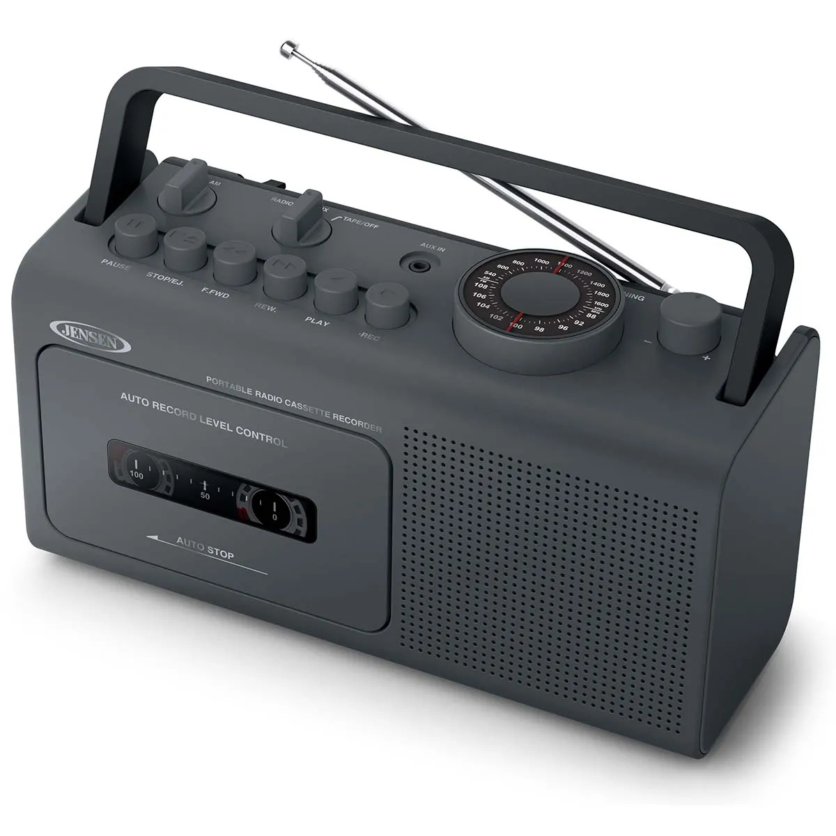 Jensen Audio Portable Cassette Player/Recorder with AM/FM Radio