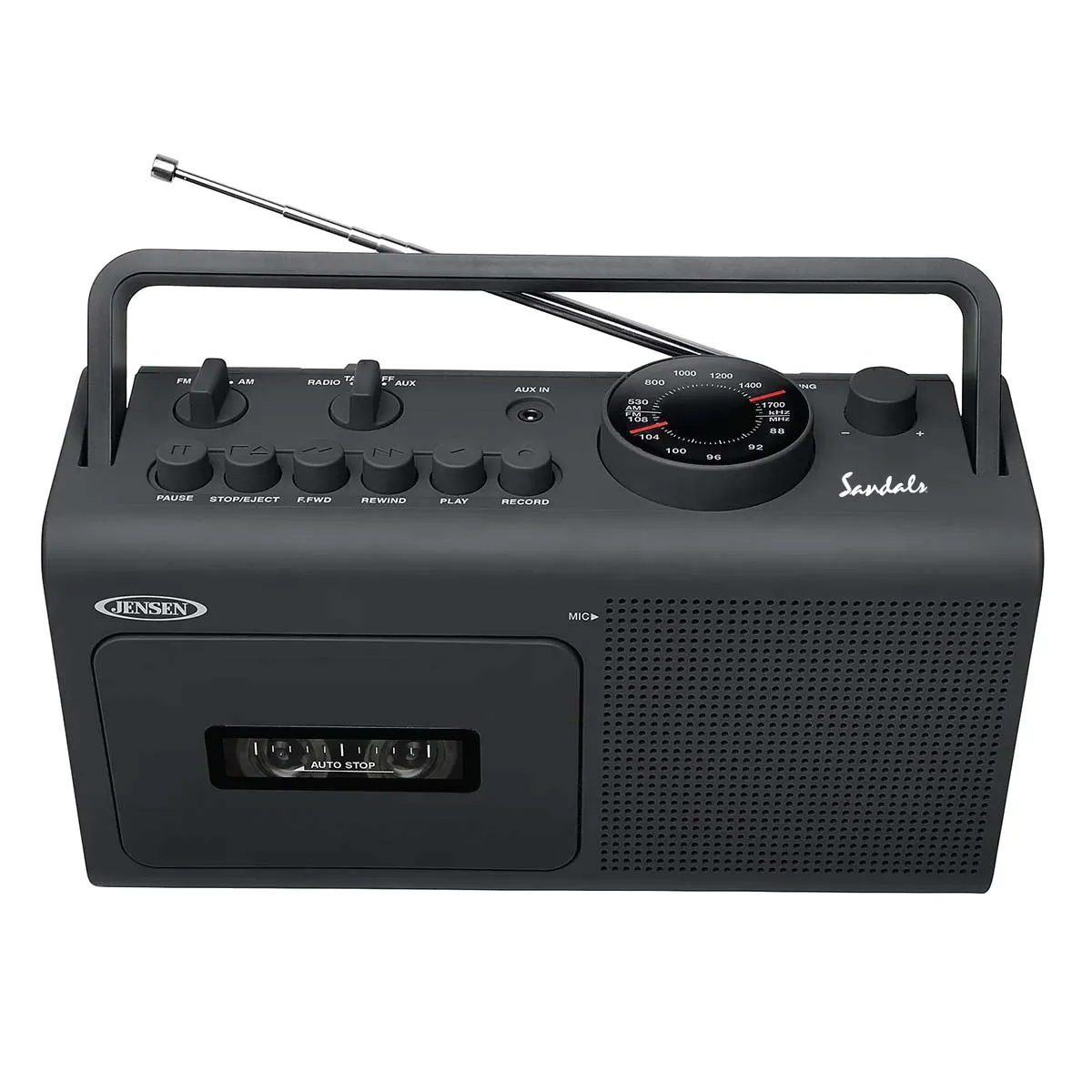 Jensen Audio Portable Cassette Player/Recorder with AM/FM Radio