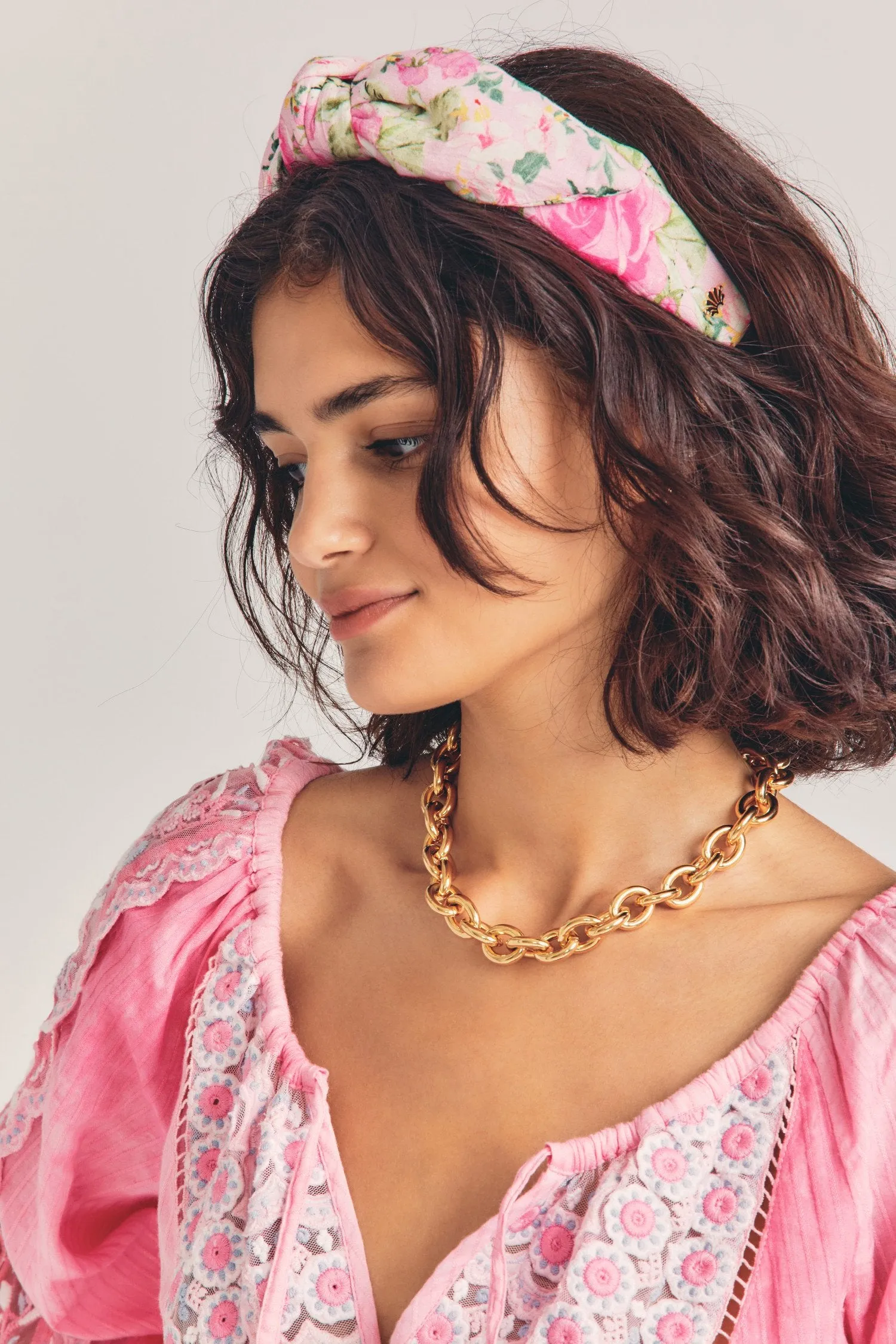 LoveShackFancy Printed Veronica Bow Headband