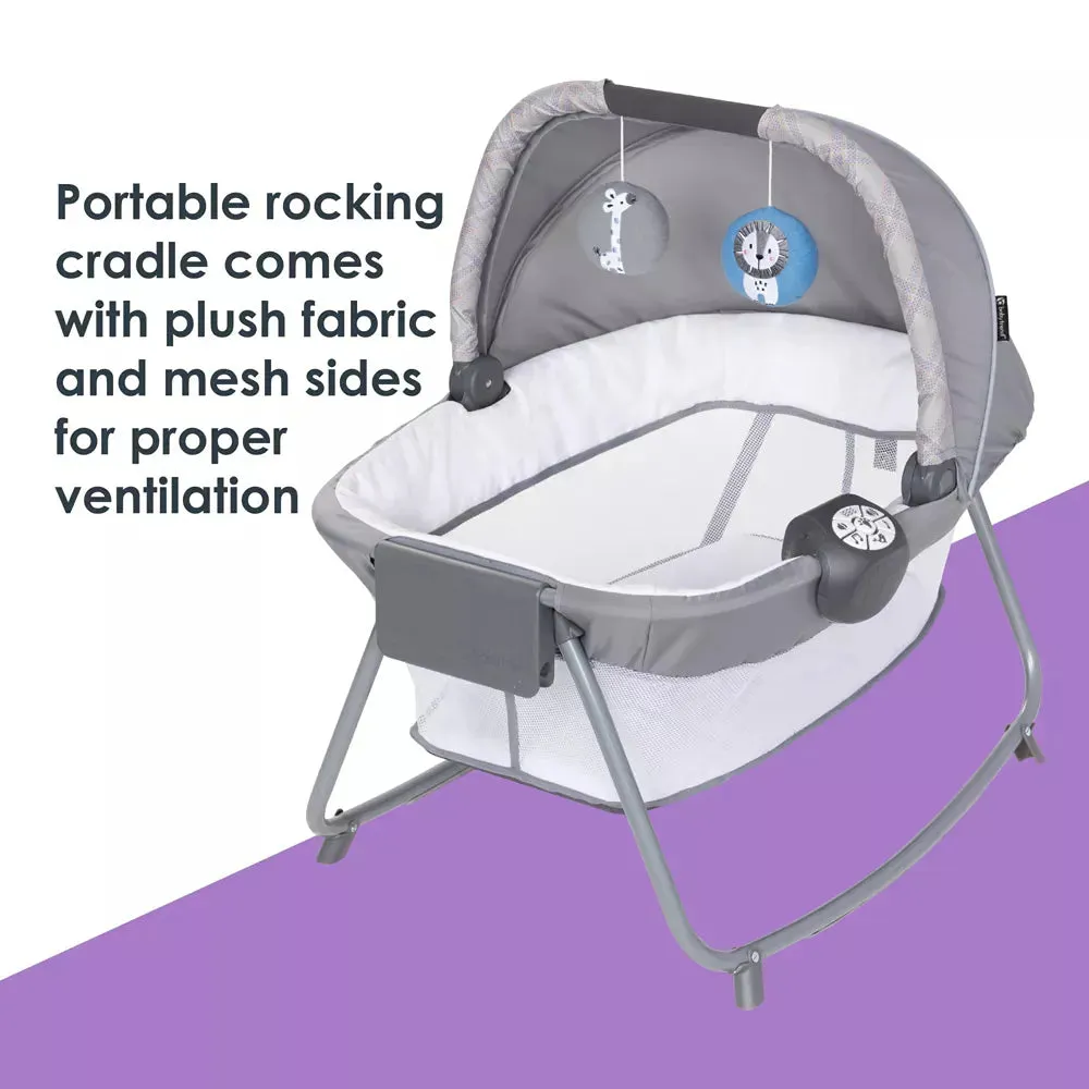 Lullaby Nursery Suite EZ-Fold Playard with Portable Rocking Lounger - (Floor Model)