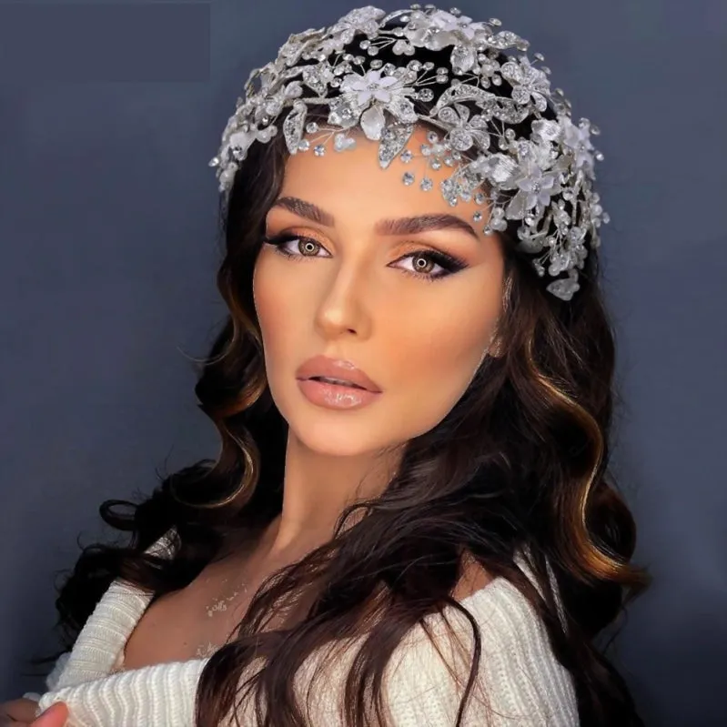 Luxurious Bridal Headband Rhinestone Wedding Hair Accessory 10 Styles