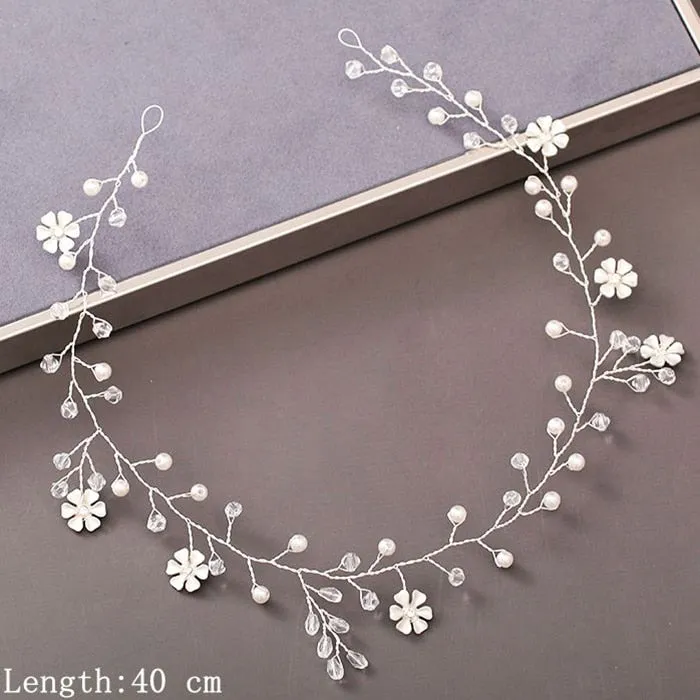Luxury Pearl and Rhinestone Hair Accessories for Wedding Party