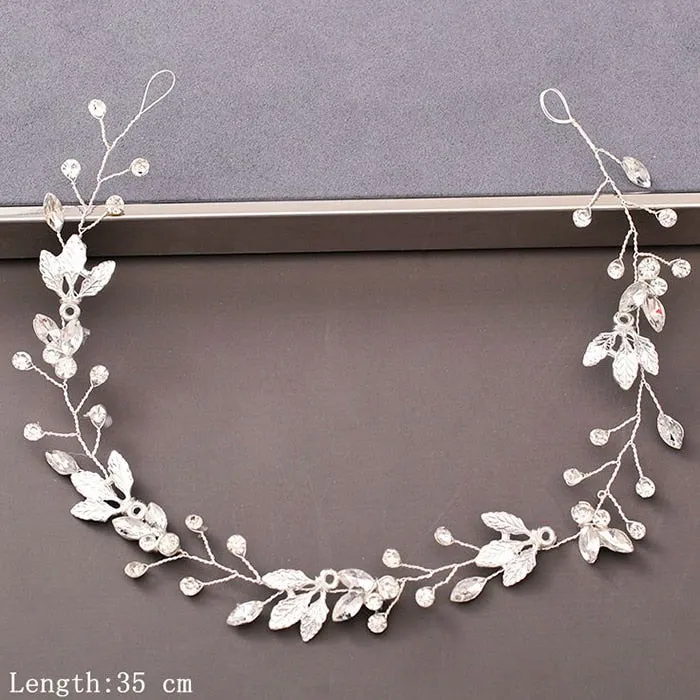 Luxury Pearl and Rhinestone Hair Accessories for Wedding Party