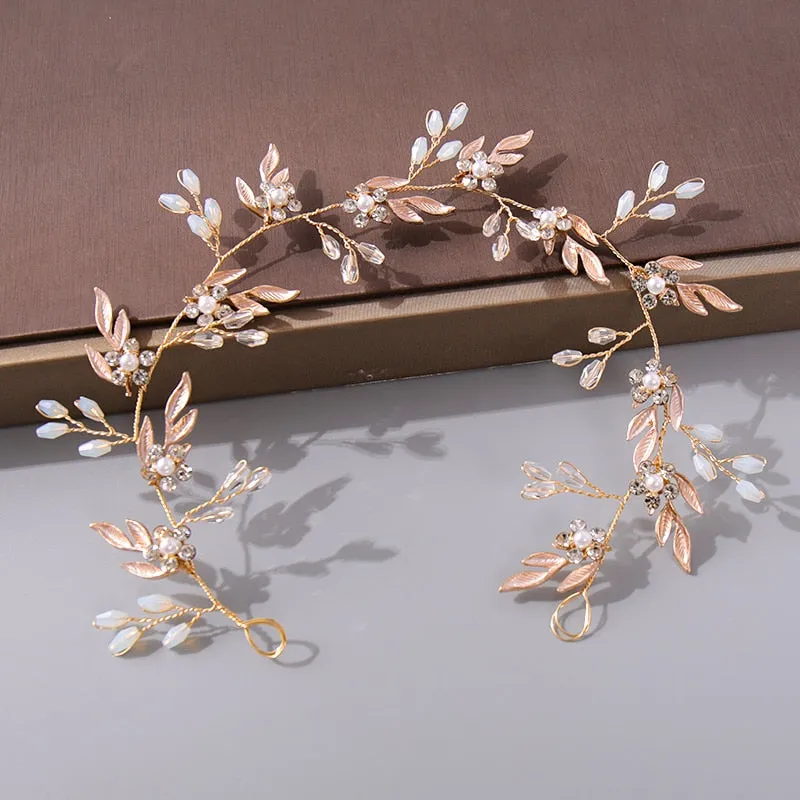 Luxury Pearl and Rhinestone Hair Accessories for Wedding Party