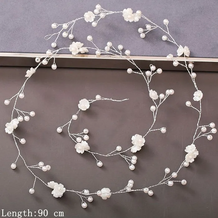 Luxury Pearl and Rhinestone Hair Accessories for Wedding Party