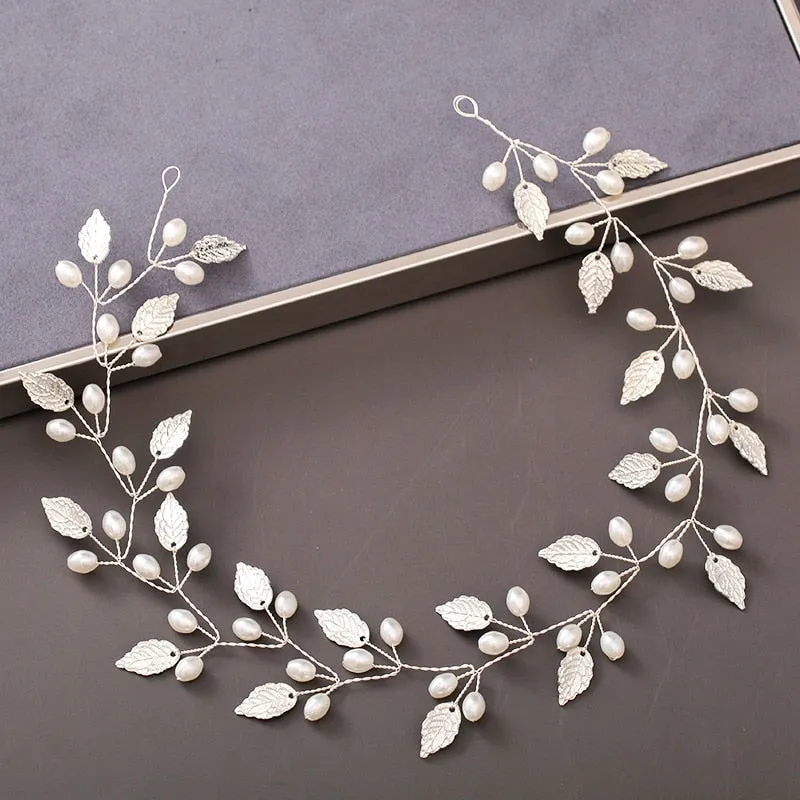 Luxury Pearl and Rhinestone Hair Accessories for Wedding Party