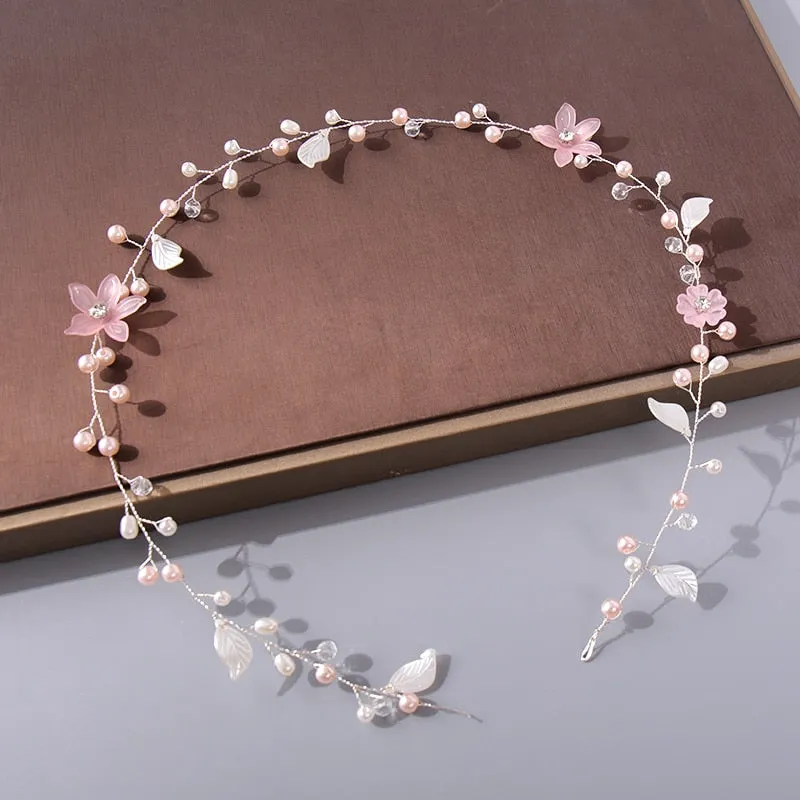 Luxury Pearl and Rhinestone Hair Accessories for Wedding Party