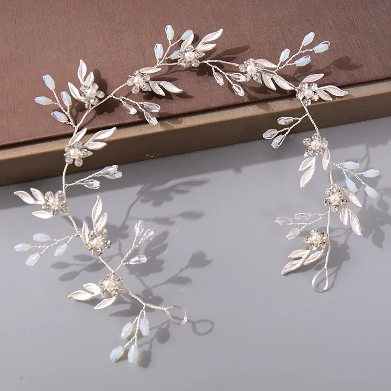 Luxury Pearl and Rhinestone Hair Accessories for Wedding Party