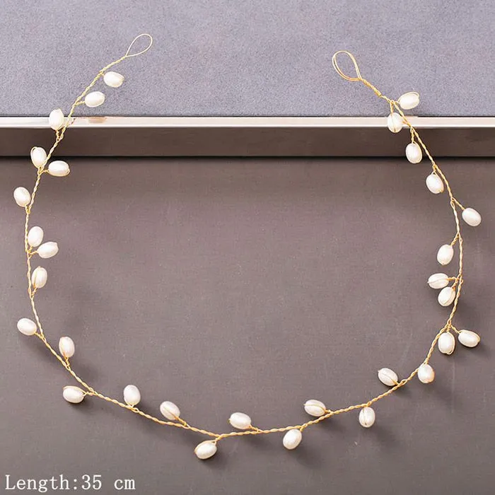 Luxury Pearl and Rhinestone Hair Accessories for Wedding Party