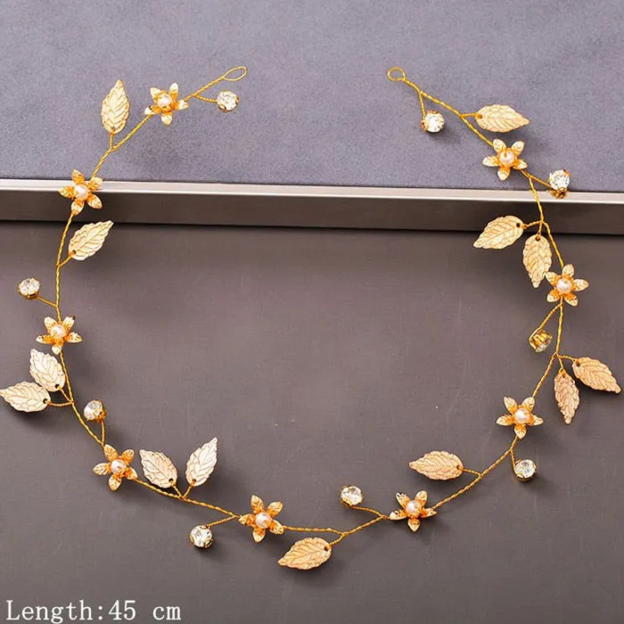 Luxury Pearl and Rhinestone Hair Accessories for Wedding Party