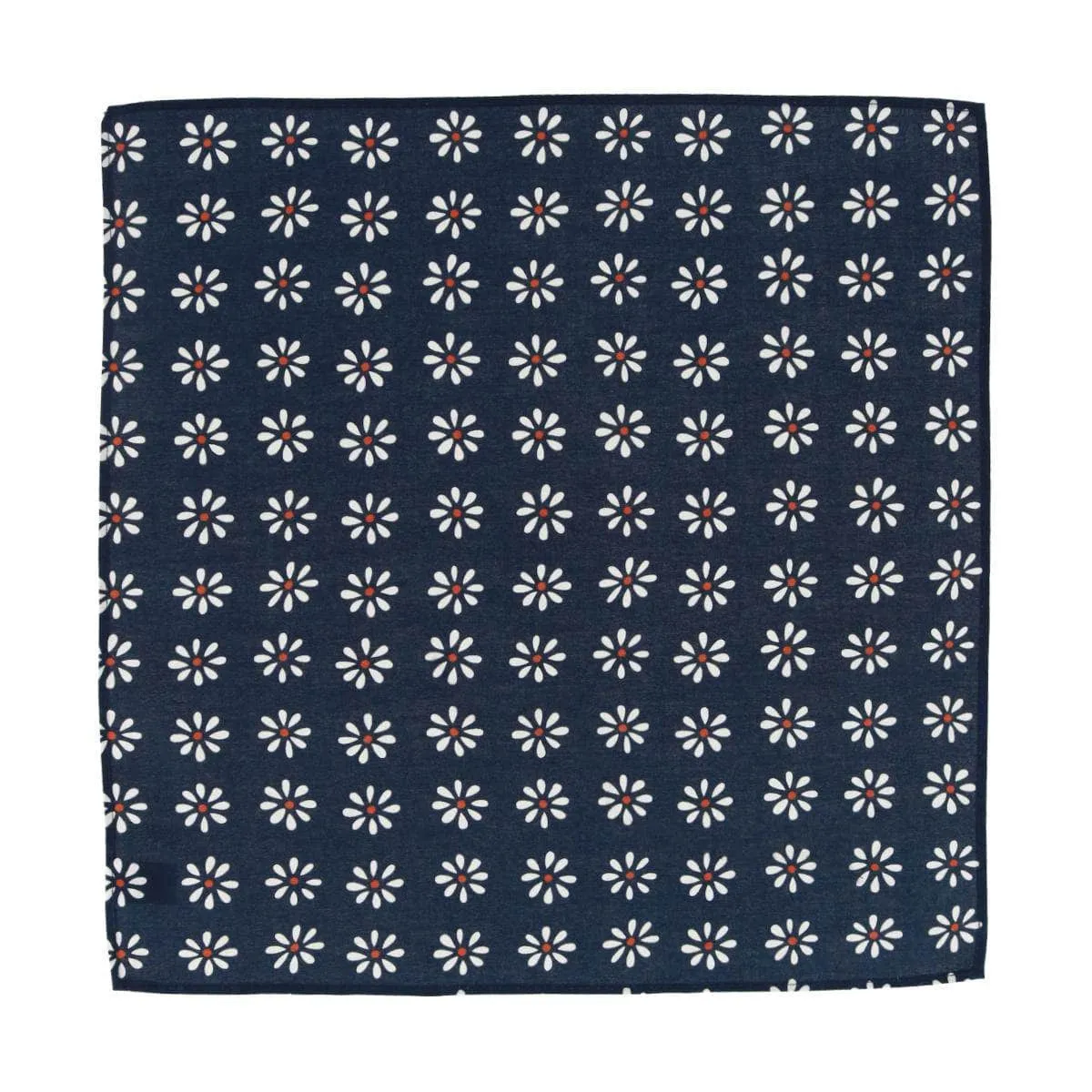 Mary's Rose Daisy Cotton Handkerchief (Single)