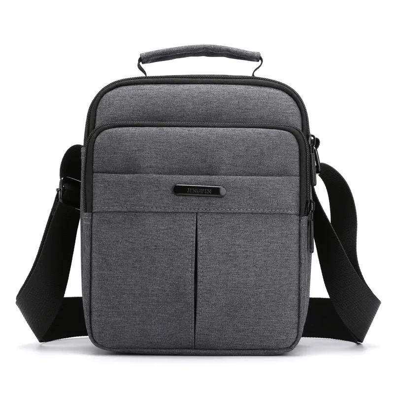 Mini practical men crossbody bags retro sturdy nylon men's shoulder bag casual outdoor short-distance travel bags