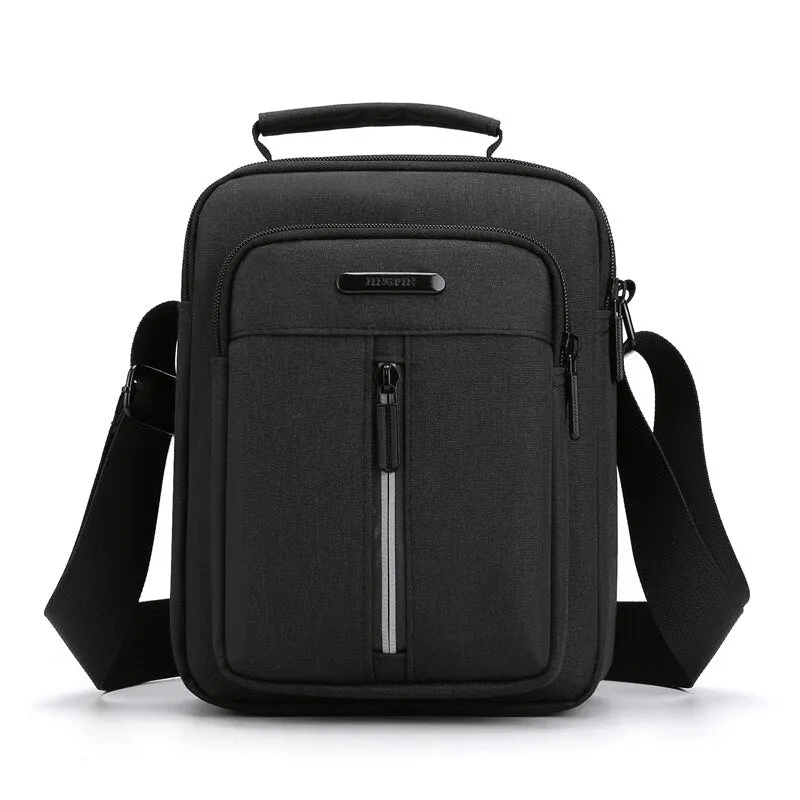Mini practical men crossbody bags retro sturdy nylon men's shoulder bag casual outdoor short-distance travel bags