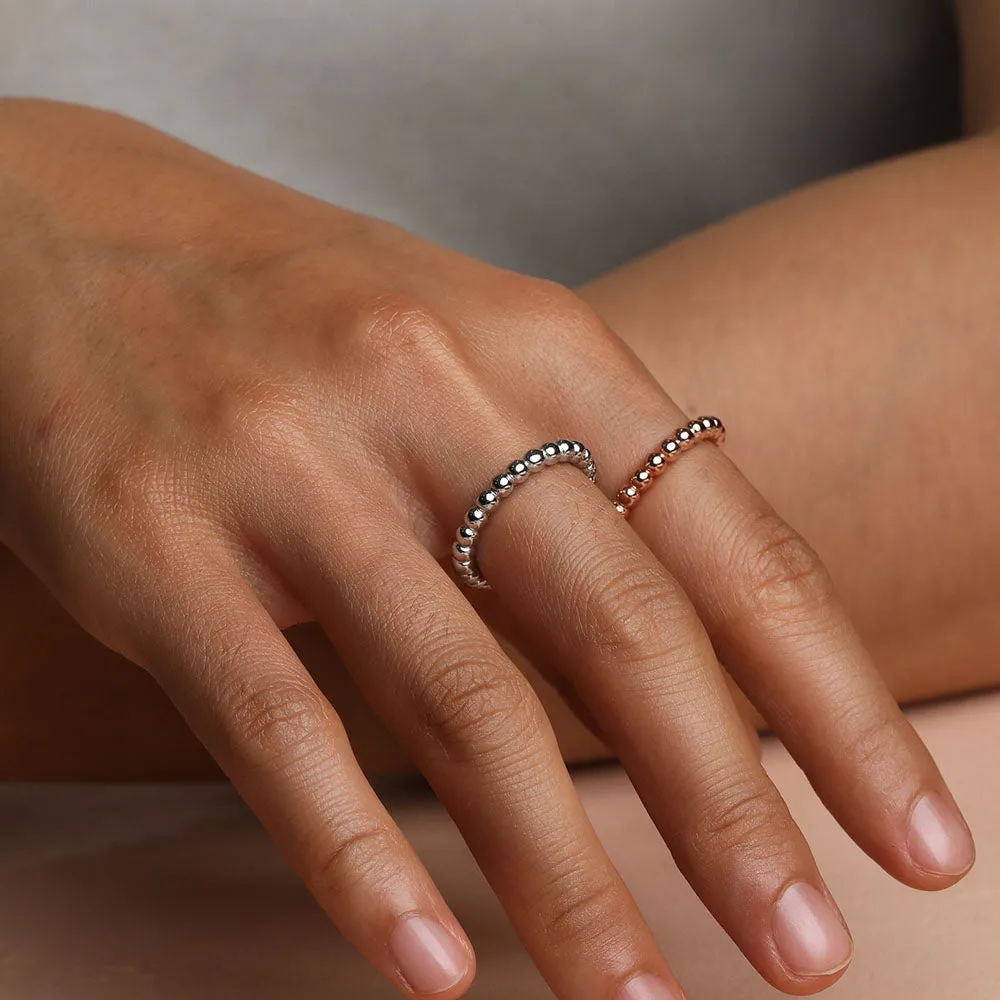 Minimalist Beaded Ring