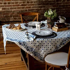 Mirabelle 54" Square Tablecloth - Chambray